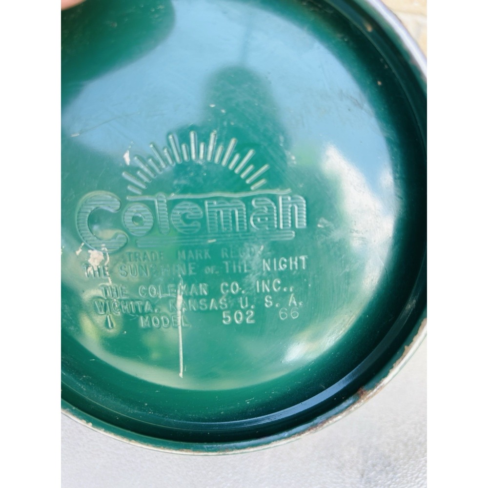 Coleman 502 Sportster 1-66 Stove Sunshine of the Night Green Gas Camping Stove - Picture 10 of 14